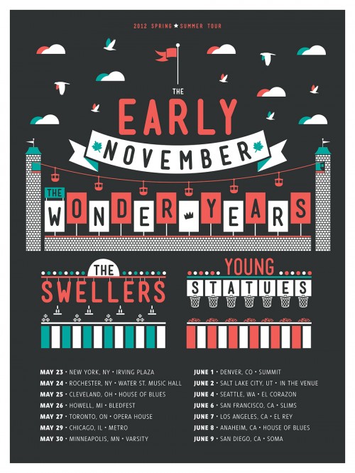 The Early November Tour Poster